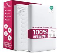 PATAYA Protege Matelas 70x140cm - Alese Impermeable, Surmatelas imperméable et surmatelas Incontinence, Punaise de lit, Protection Contre l'humidité, Tapis d'incontinence (70x140 cm) White