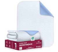 PATAYA Protege Matelas Alese Impermeable 50x70 cm Couvre Matelas Oeko-TEX Lavable de Lit Bébé Enfants Adultes Respirant Absorbant Drap Housse Protection pour Incontinence Liquide Sang Sueur 50 x 70