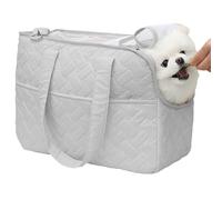 Patazone Sac de transport pour petits chats chiots Grand avec plusieurs poches en maille douce respirante Coussin Voyage extérieur pique-nique Utilisation sûre confortable décontracté
