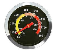PATB-01T08 DIA 6CM Thermomètre Pour Barbecue extérieur pour Smoker Grill en acier inoxydable, jauge de température pour barbecue pour Charbroil Advantage, Chargriller, Blooma,Omnia, THERMOZEL
