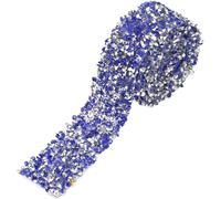Patb-1 Yard 30mm Diamant Ruban Wrap Roll Sparkle Cristal Strass Ruban Décoration Peut Être Utilisé Pour Les Activités De Décoration De Bricolage(Marine)