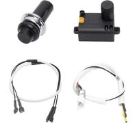 PATB-7642 - Kit d'allumage piézo électronique de rechange pour barbecue à gaz Weber Spirit 210 & 310 Series - Bouton poussoir - Accessoire de barbecue pour Weber Spirit E210 E220 S210 S220 E310