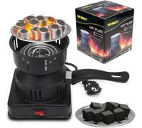 PATB-Allume-Charbon éLectrique, 450-600w Allume-Charbon éLectrique Barbecue Charbon de Bois, Barbecue à Charbon éLectrique, Chalumeau à Charbon pour La Cuisine à la Maison Camping Barbecue