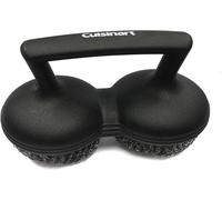 PATB-Cuisinart Power Scour Brosse pour grillades Brosse Robuste pour Nettoyer Les barbecues Brosse en Acier Inoxydable pour Utilisation sur Les Grils électriques ou au gaz (Noir EU)