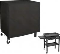 PATB-Housse Barbecue Exterieur en Tissu Oxford 420D Housse pour Barbecue Imperméable Anti-UV Anti-poussière Anti-Vent pour pour Keter Desserte Barbecue Unity¿100×65×90CM¿