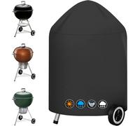 PATB-Housse pour barbecue Weber 67 CM-600D - Housse en polyuréthane robuste et imperméable pour barbecue Master Touch de 67 cm, barbecue bouilloire original (¿80 x 99 cm)