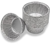 PATB-Lot de 25 barquettes rondes en aluminium pour barbecue Compatible avec de nombreux modèles de barbecue courants avec bacs de récupération ronds Char-Broil Landmann Disposal Drip Pans