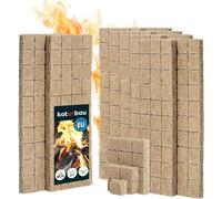 PATB-® Lot de 400 allume-feu en forme de cubes pour barbecue - Allume-feu écologique - En laine de bois