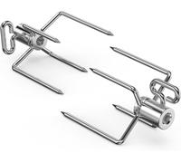 PATB-Onlyfire Lourds Duty Viande Aiguilles pour Le Barbecue frochettes à accrocher avec vis de, pour: env. 1 de Tourne Broche de diamètre 10 mm, Lot de 2