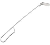 PATB-Râteau à cendres de 45,7 cm pour cheminée, poêle à bois, four à pizza, nettoyeur de barbecue en acier inoxydable, grattoir de tisonnier, pour Kamado, Grills Vision