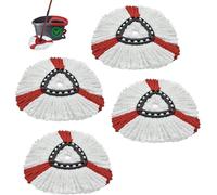 Patb-Serpillères De Rechange Microfibre, Balais Serpillères Réutilisables Pour Vileda Turbo 2 En 1 Easywring&clean Spin Mop Têtes De Balai Serpillères Chiffons Rechange Lavables