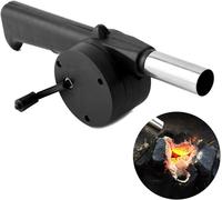 PATB-Ventilateur Barbecue Manuel, BBQ Fan Air Blower Souffleur Ventilador Barbecue Pour Le Charbon Grils de Outdoor Camping Cuisine à Outil
