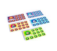 PATboard Scrum Board and Kanban Board Team Icon Set - Cartoons - Lot de 5 - nanocups pour icônes en verre