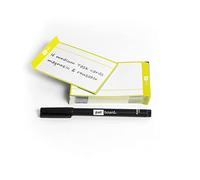 PATboard Tableau Scrum et Tableau Kanban Task Cards Magnétique - 16 Cartes de Tâche - M (média) - Citron Vert