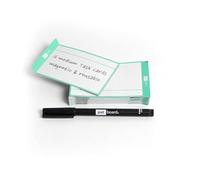 PATboard Tableau Scrum et Tableau Kanban Task Cards Magnétique - 16 Cartes de Tâche - M (média) - Menthe Vert