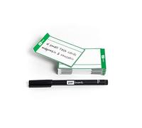 PATboard Tableau Scrum et Tableau Kanban Task Cards Magnétique - 16 Cartes de Tâche - (S) Petit - Vert