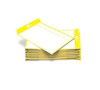 PATboard Tableau Scrum et Tableau Kanban TASKcards Magnétique - 16 Cartes de Tâche - Jaune