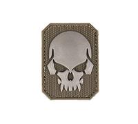 Patch 3D crâne - PVC - Avec velcro - Petite taille