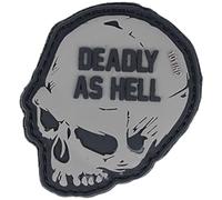 Patch 3D Deadly As Hell 101 Inc. - Gray
