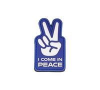 Patch 3D I come in peace 101 Inc. - Blue
