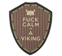 Patch 3D PVC F*ck Calm 101 Inc. - Brown/Green