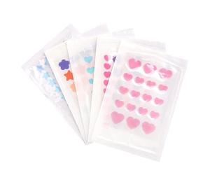 Patch 5 Feuilles Cutané Hydrocolloïde, Formes Variées pour Pores | Protège du Grattage Pincement, Aide L’apparence des Boutons, Usage Bain Plusieurs styles