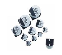 Patch 50V Aluminum Electrolytic Capacitor 1/2.2/3.3/10/22/33/47/100/220/330/470UF AUOQKQUT(3.3UF 50V 4x5.4MM)