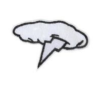 Patch - 5x5cm Embroidered Iron On Badge Polyester Thread | Fabric Applique Clothing Repair Decor Sticker | Adhesive Sew On Garment Accessory | Jacket Hat Bag Shoe Use