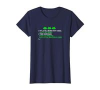 Patch 99 Little Bugs in My Code 99 Little Bugs Take One Down T-Shirt, Femme, Bleu Marine, XL