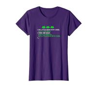 Patch 99 Little Bugs in My Code 99 Little Bugs Take One Down T-Shirt, Femme, Violet, XL