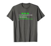 Patch 99 Little Bugs in My Code 99 Little Bugs Take One Down T-Shirt, Homme, Asphalte, M