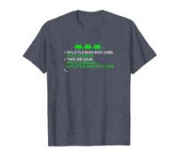 Patch 99 Little Bugs in My Code 99 Little Bugs Take One Down T-Shirt, Homme, Bleu Chiné, 3XL