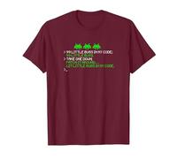 Patch 99 Little Bugs in My Code 99 Little Bugs Take One Down T-Shirt, Homme, Marron, S