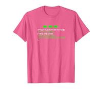 Patch 99 Little Bugs in My Code 99 Little Bugs Take One Down T-Shirt, Homme, Rose Chiné, XXL