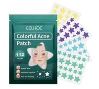 Patch à boutons 112 points en forme d'étoile, autocollant hydrocolloïde pour l'acné, kit de patchs hydrocolloïdes, patch de boutons hydrocolloïdes, patch pour tous les types de peau