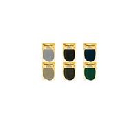 Kleiber 12 x 10 cm Patch Daim Cuir Ovale, 1 Paire, Vert