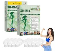 Patch à Micro-aiguilles 10 en 1 Générique Patchs Minceur Maigrir et Raffermissement Cutané Patch Nano Microneedle Minceur Ingrédients Naturels pour Hommes Et Femmes pour Touss Types De Corps (2)