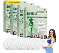 Patch à Micro-aiguilles 10 en 1 Générique Patchs Minceur Maigrir et Raffermissement Cutané Patch Nano Microneedle Minceur Ingrédients Naturels pour Hommes Et Femmes pour Touss Types De Corps,28pc