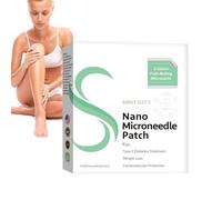 Patch à micro-aiguilles, patch raffermissant, 4 x Nano Array Drives Lift Tonifiant Minceur Massage Portable, Soulagement Apaisant, Réduit la Tension Adapte à Différents Types de Peau