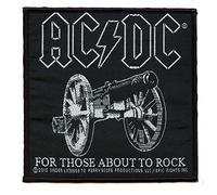 Patch AC/DC : Back In Black Sous Licence Officielle