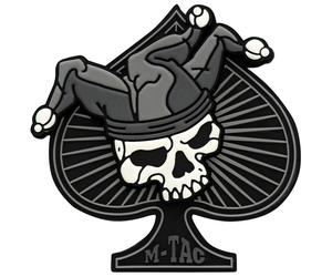 Patch Ace Of Spades 3D PVC M-Tac - Black/White