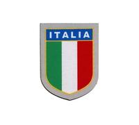 Patch Adhésif Écousson Italie, Broderie Sticker, 5,3 X 6,1 Cm