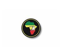 Patch Afrique Ecusson Brode Imprime Thermocollant Rasta Reggae Rastafari Judah