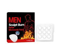 Patch Amincissant - Patchs De Perte De Poids | Coussinets De Ventre Naturels Efficaces À Micro-aiguilles 9 Pièces Pour Fitness Sculpture Corporelle Voyage Santé Hommes