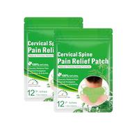 Patch Anti Douleur Genoux，Patchs de Moxibustion pour Genoux, Dos, Cou, Douleurs Musculaires，Knee Pain Relief Patch，Patch de soulagement de la Douleur au Genou，24pc