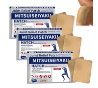 Patch Anti Douleur | Lot De 6 Patchs Articulaires - Patchs Pour Le Genou, Respirant, Évacue L'humidité, Soulager La Douleur Pour Genou, Dos, Cou, Épaules, Articulations Et Muscles (3PC)