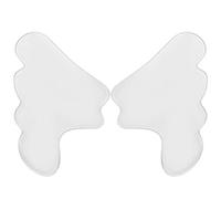 Patch Anti-rides en Silicone en Forme de Papillon, Patchs Anti-rides Réutilisables pour Réduire les Rides Fines, les Lignes de Froncement et de Sourire, Autocollant Auto-adhésif de Nuit pour la Poitri