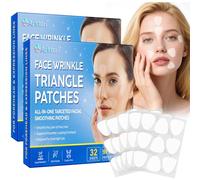 Patch Anti Rides Triangle 576 Pièces, Patch Front Silicone Réutilisable, Lifting Visage Anti Âge, Réduit Rides et Ridules,Patch Lissant Visage Nuit, Pattes d’Oie,Sillons Nasogéniens,Raffermissant Peau
