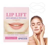 Patch Anti Rides Visage, Patch Anti Rides Les Lèvres, Smile Line Patches, Patchs Smile Line Pour Les Rides 6 Pièces, Patchs Rides Les Lèvres, Réduit Les Rides Du Sourire, Lisse Les Ridules (6PC)