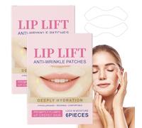 Patch Anti Rides Visage, Patch Anti Rides Les Lèvres, Smile Line Patches, Patchs Smile Line Pour Les Rides 6 Pièces, Patchs Rides Les Lèvres, Réduit Les Rides Du Sourire, Lisse Les Ridules (12PCs)